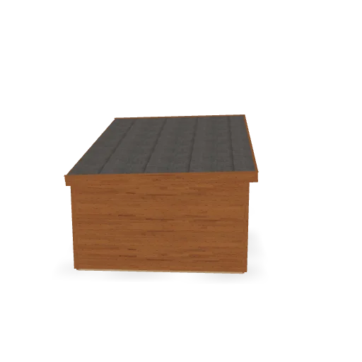 3D-model van Actieblokhut Bianco geïmpregneerd