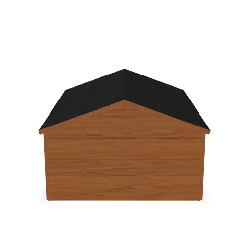 3D-model van Actieblokhut Cagliari geïmpregneerd