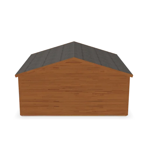 3D-model van Actieblokhut Padova geïmpregneerd