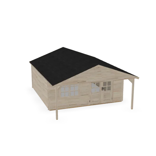 3D-model van Actieblokhut Taranto