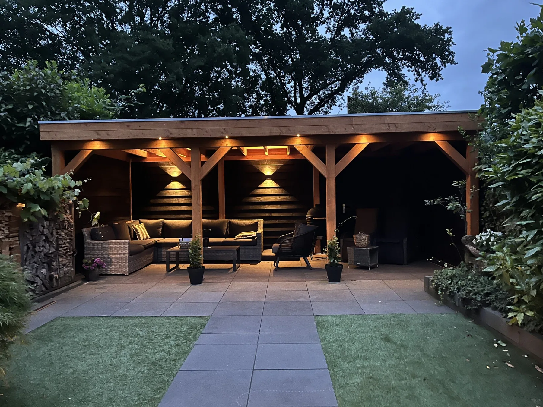 Overkapping plat dak – Outback