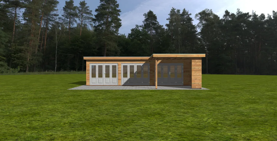 Tuinhuis met Overkapping – Richmond