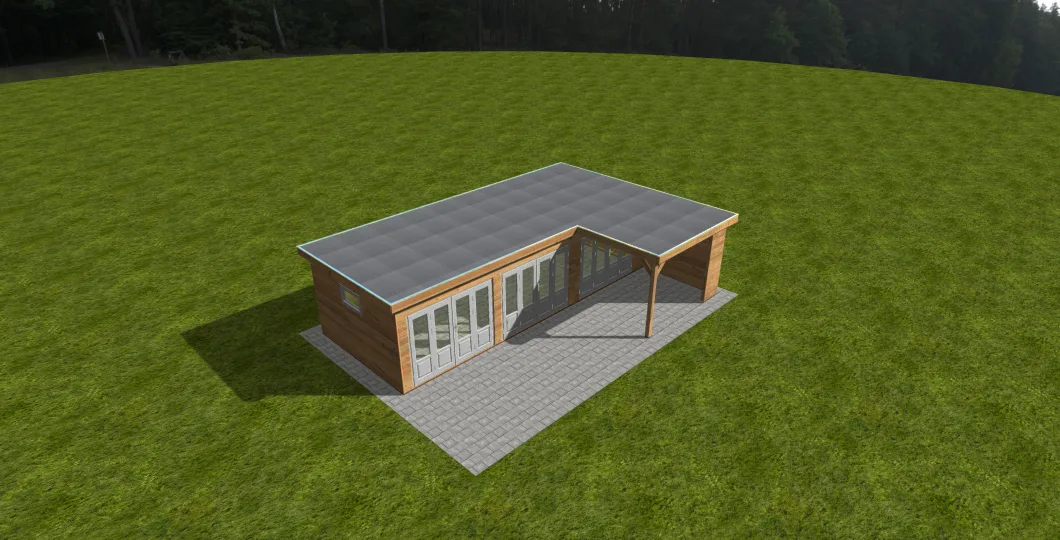 Tuinhuis met Overkapping – Richmond