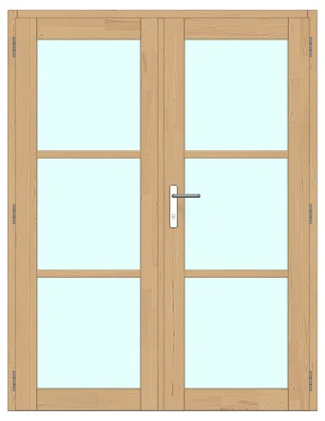 Deur met veiligheidsglas — PD02