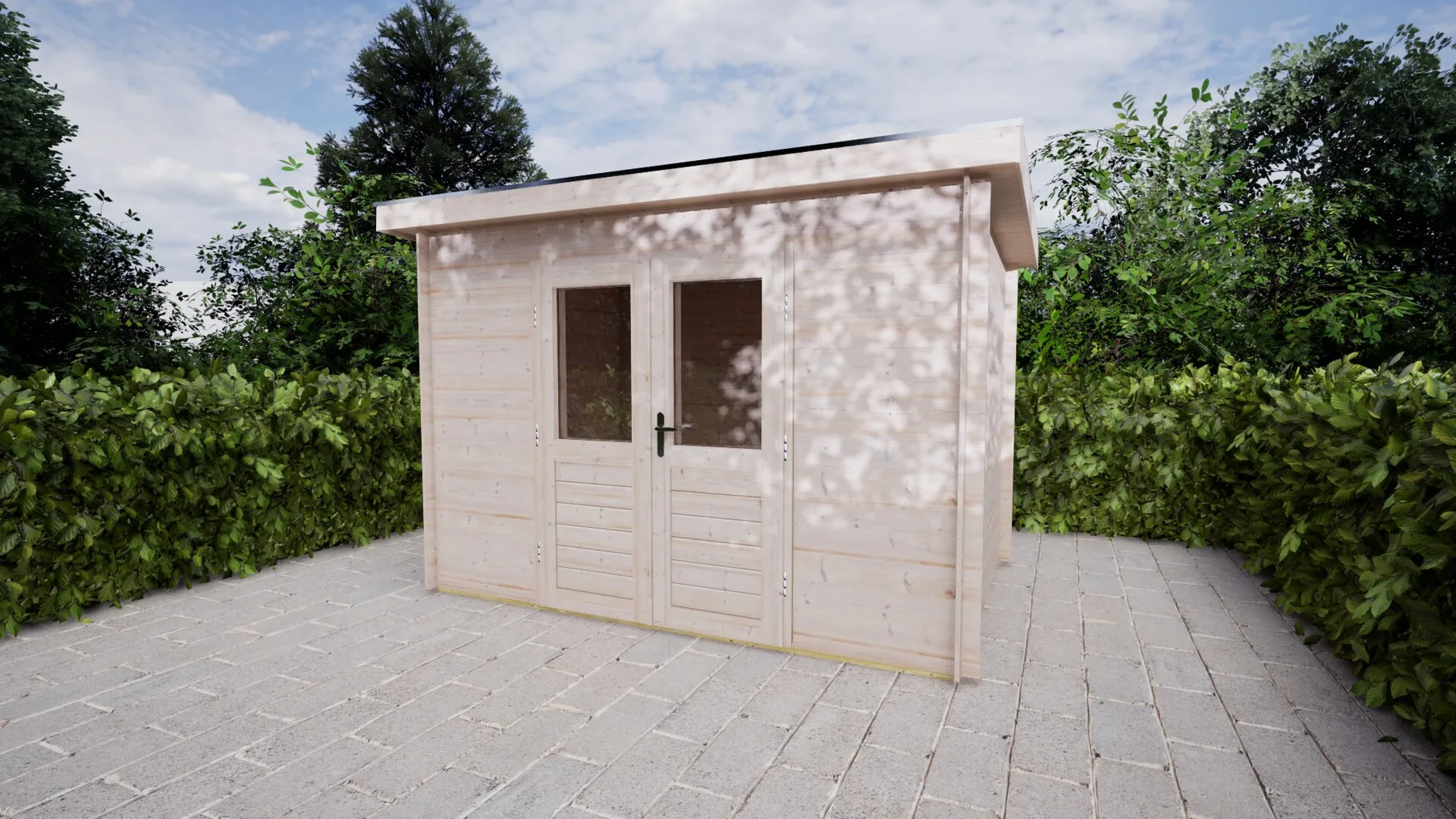 Blokhut Magnolia 300x200 | Inclusief EPDM