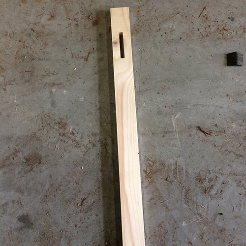 Blokhut stormanker hout
