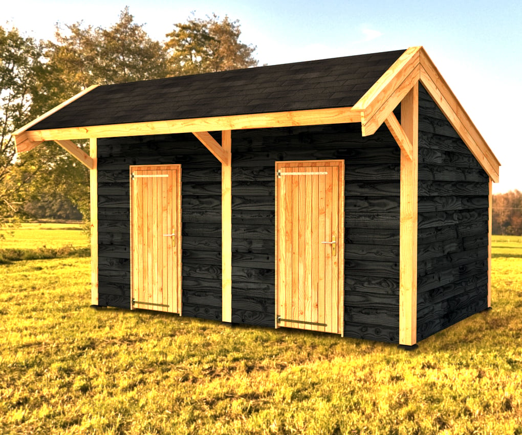 Woodvision Kapschuur Modulair Delfland Woodvision Kapschuur Modulair Delfland