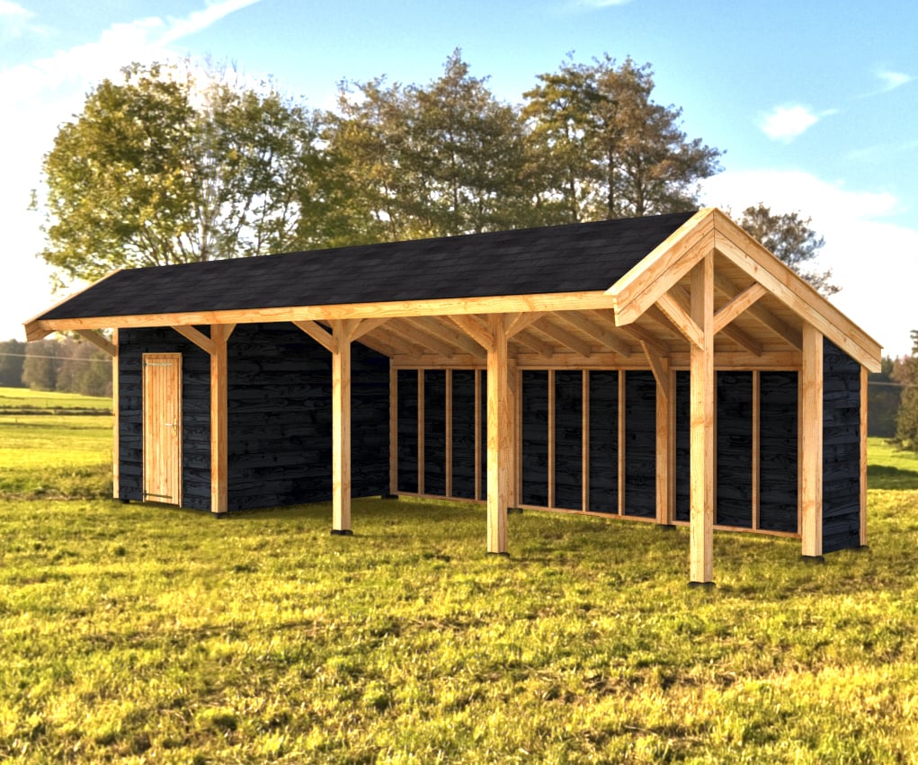 Woodvision Kapschuur Modulair Maasland Woodvision Kapschuur Modulair Maasland