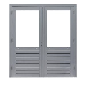 Woodvision Prestige deur glas dubbel (hardhout) Woodvision Prestige deur glas dubbel (hardhout)