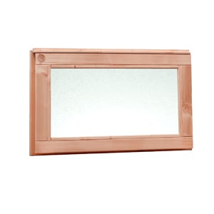 Woodvision douglas vast raam met melkglas Woodvision douglas vast raam met melkglas